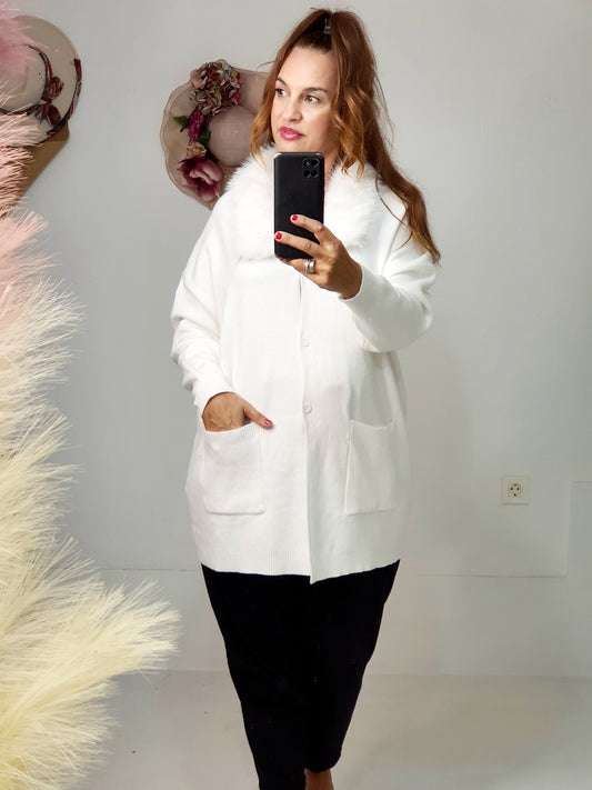 Chaqueta cuello pelito