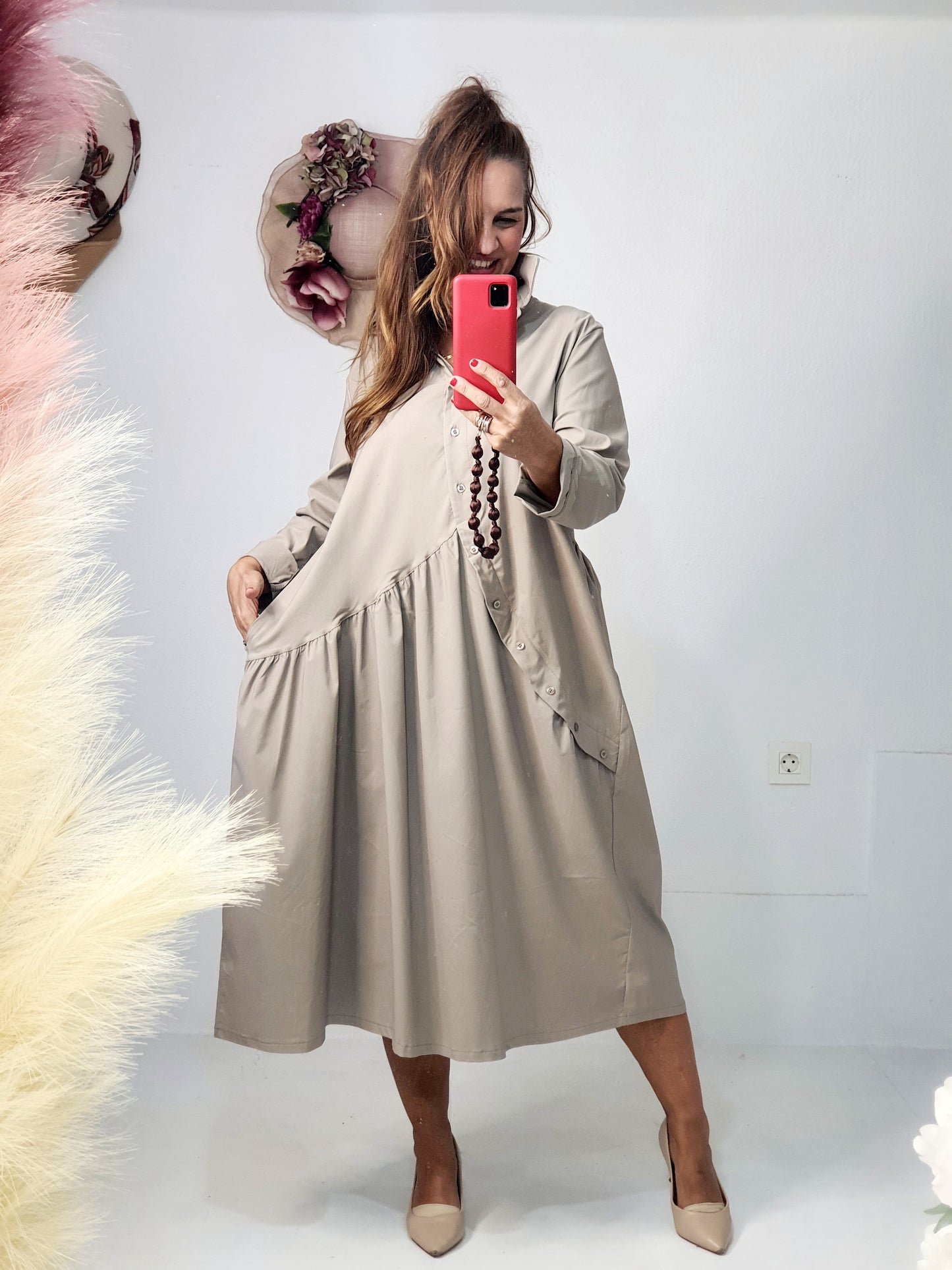 Vestido italiano  crudo