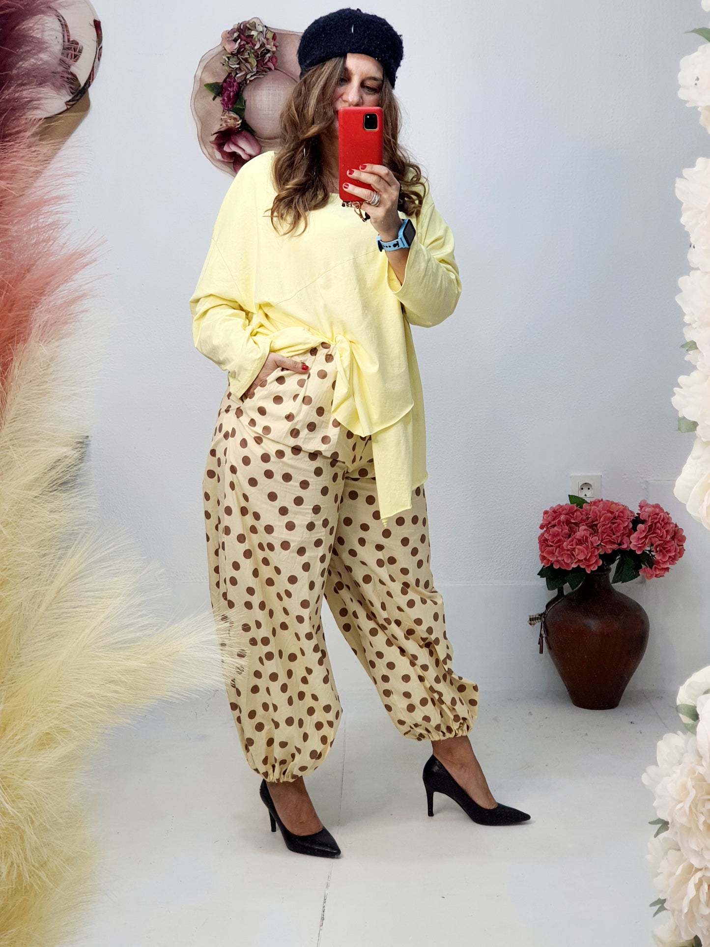 Pantalon lunares