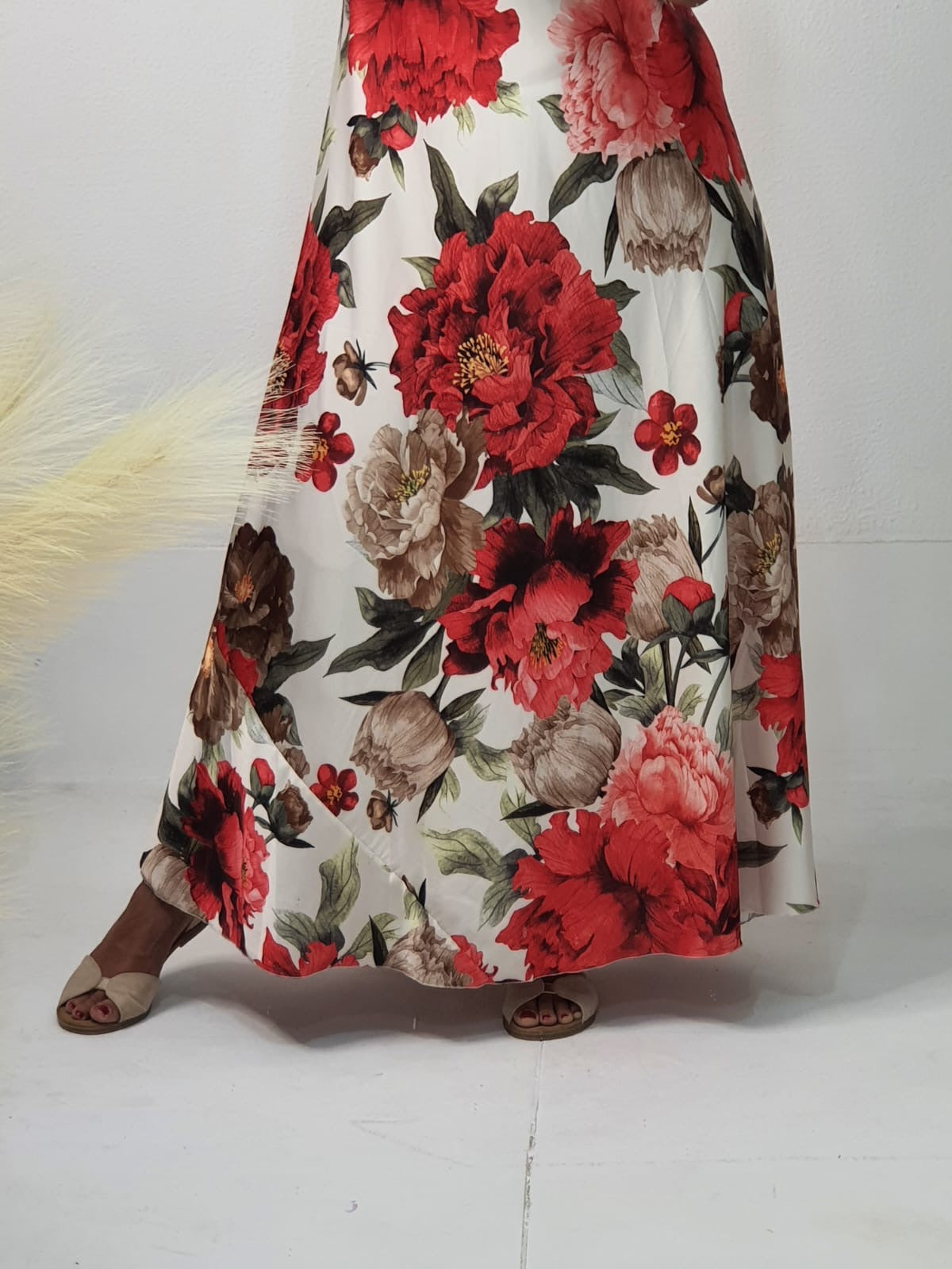 Vestido largo floral